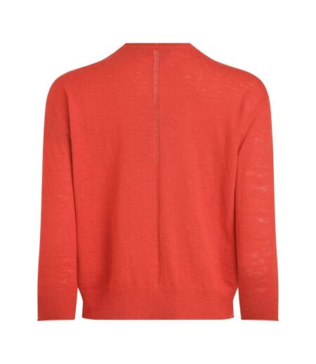 Womens/ladies limon cardigan tango red Weird Fish