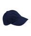 Casquette 6 panneaux style rappeur adulte - B57 - bleu marine-1