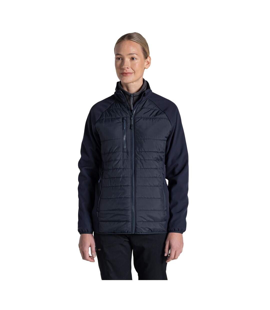 Veste Hybride Expert Compresslite Femme Bleu Marine Foncé Craghoppers-1