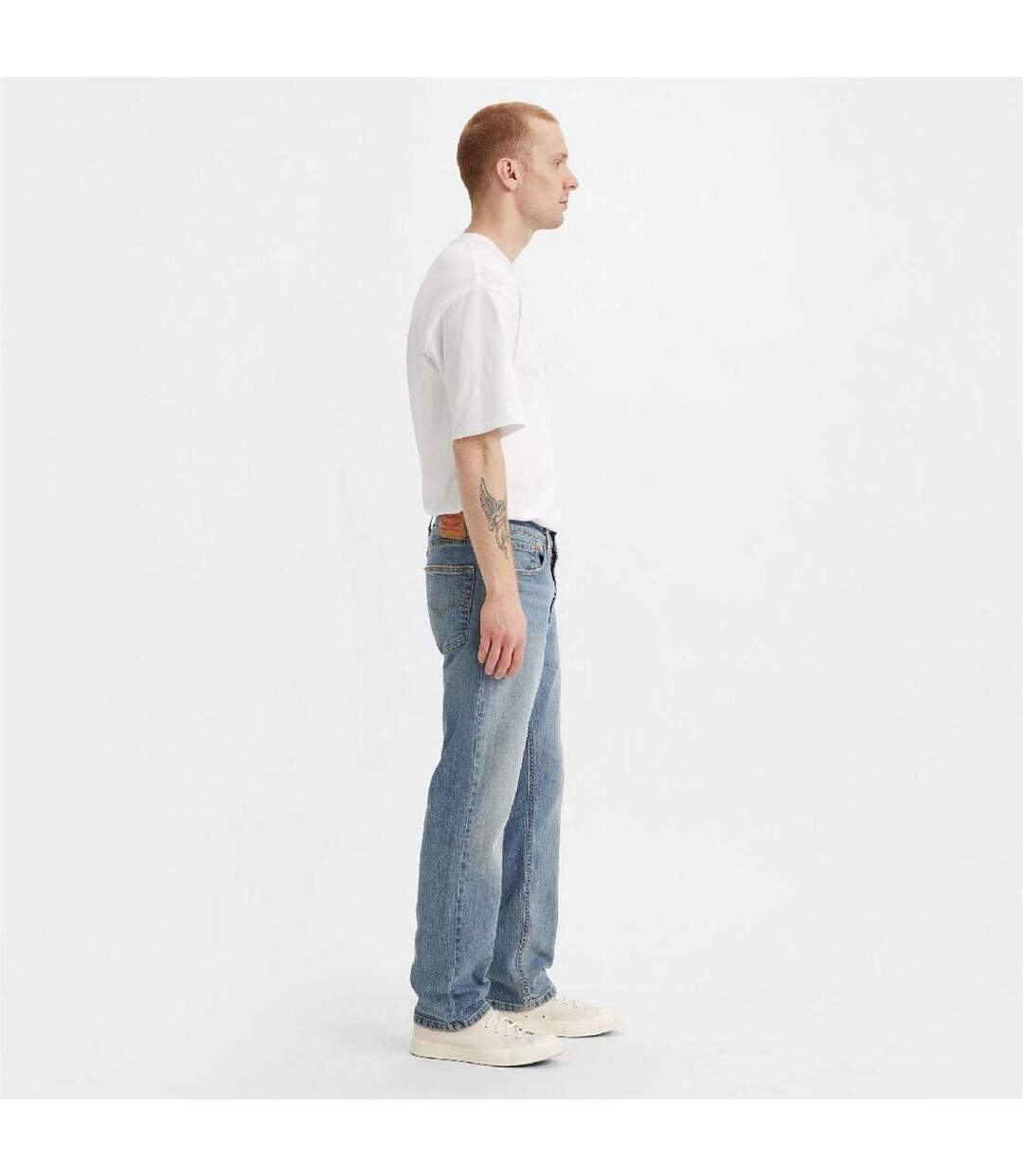 Mens Denim 5 Pockets Tapered Jeans Never Give U Up Levis-4
