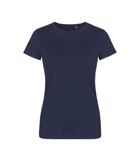 T-shirt Femme Bleu Marine Français X.O By Promodoro