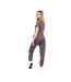 Womens/ladies Tilly Crop T-shirt Charcoal Mauve Juice-2