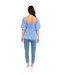 Blouse Manches Courtes Femme Bleu Be You-3