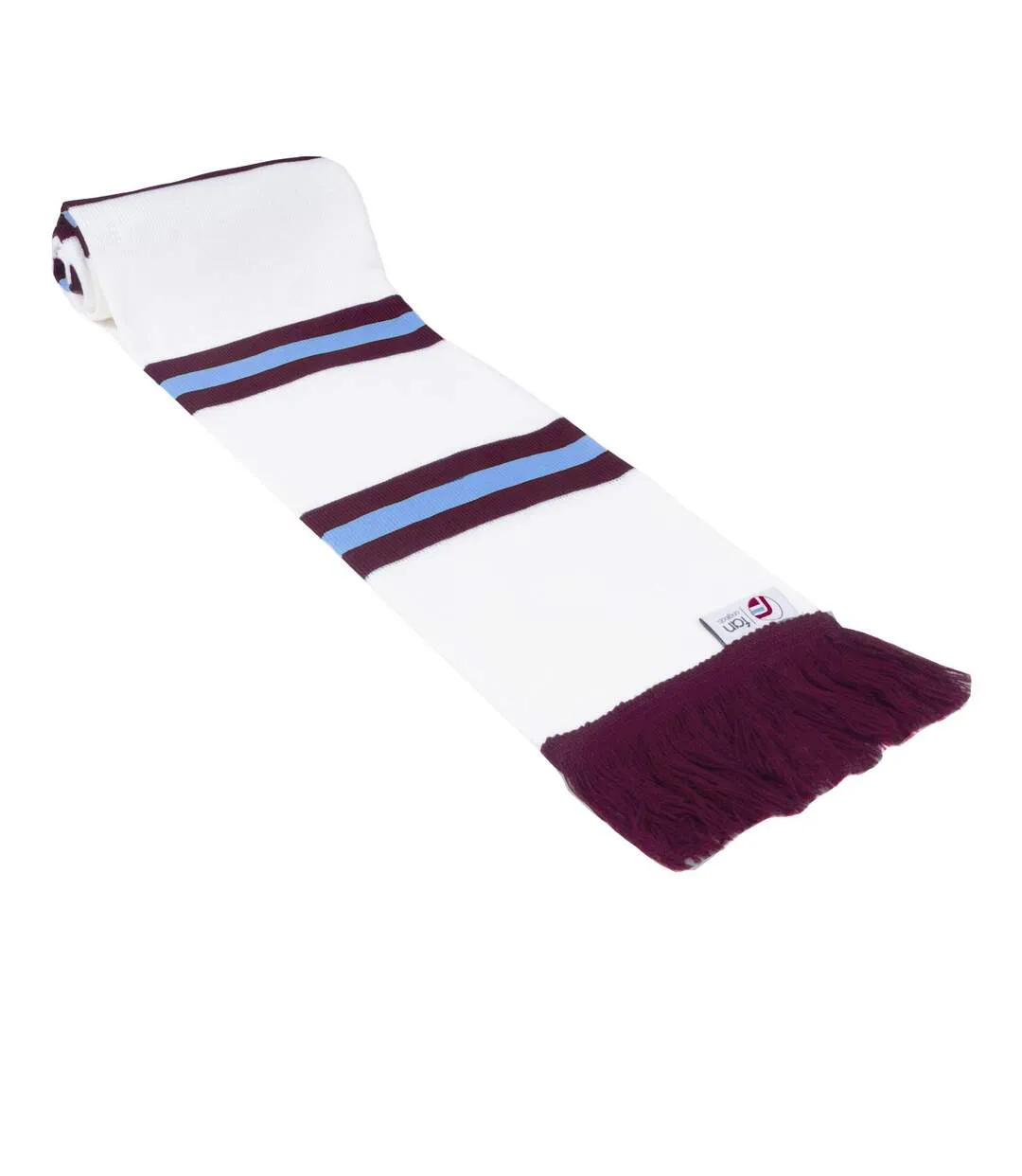 Ensemble Bonnet Et Écharpe Motif/style Rétro Aston Villa Adulte Taille Unique Blanc Fan Originals-2