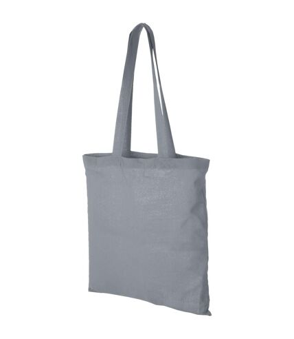 Bullet Carolina Cotton Tote (Pack of 2) (Gray) (15 x 16.5 inches)