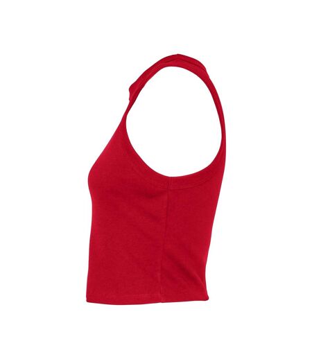 Débardeur Dos Nageur En Microfibres Femmes/ladies Rouge Uni Bella + Canvas