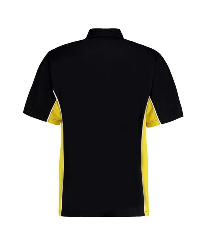 GAMEGEAR Mens Track Classic Polo Shirt (Navy/Mid Yellow/White) - UTRW9897