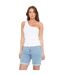 Haut 1 Épaule Motif/style Côtelé Femme Blanc Be You-2