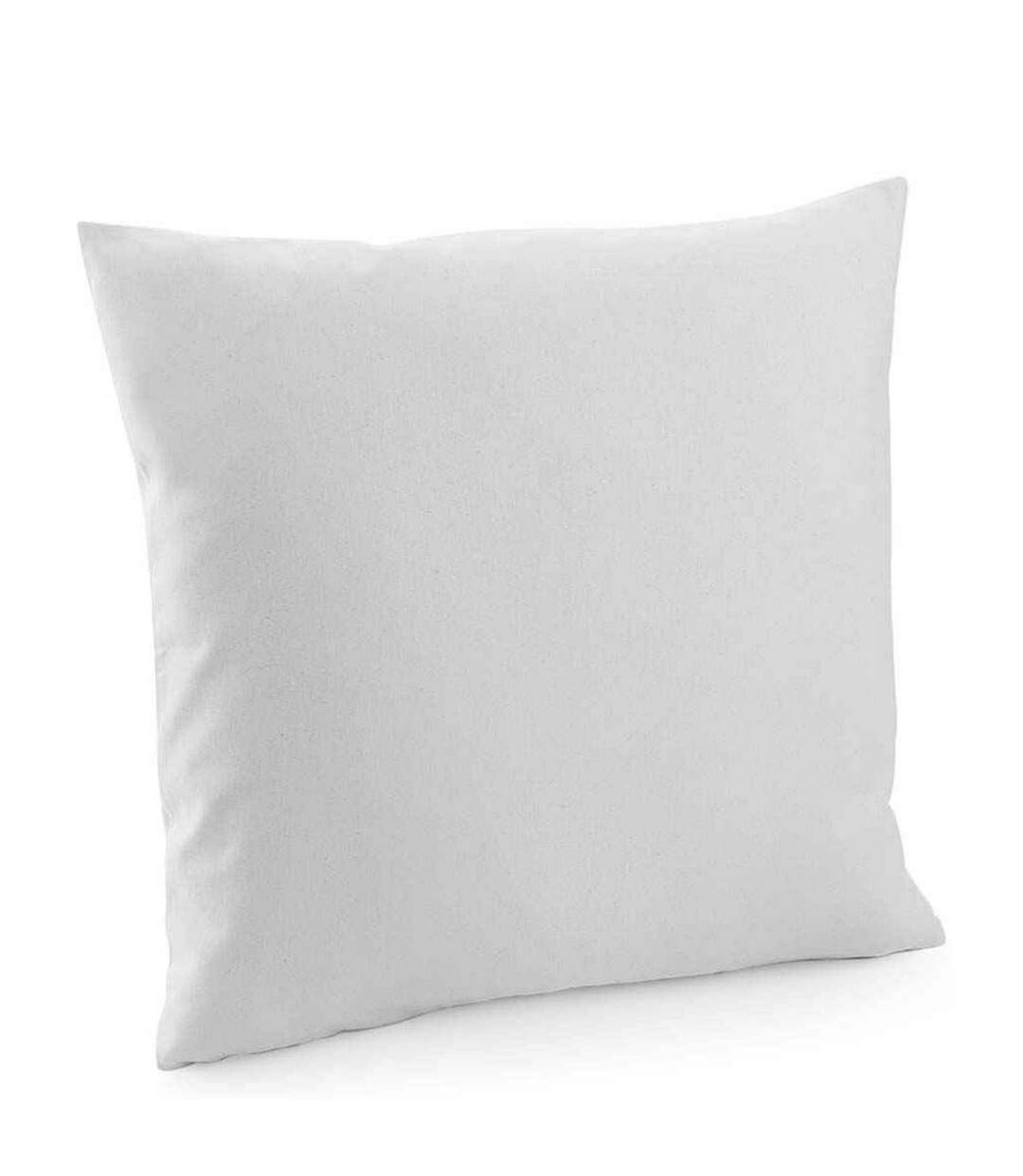 Cotton canvas square cushion cover 50cm x 50cm light grey Westford Mill