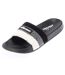 Claquettes Motif/style Triple Rayures Homme Noir Gris Ellesse-4
