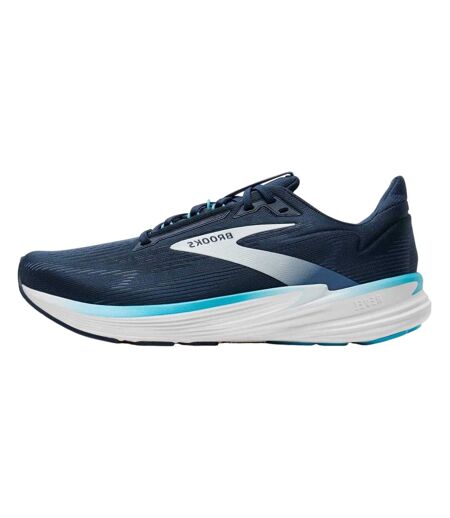 Mens Revel 8 Road Running Shoes Navy White Brooks