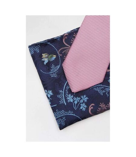 Burton - Ensemble cravate et mouchoir de poche (Rose / Bleu) (One Size) - UTBW838