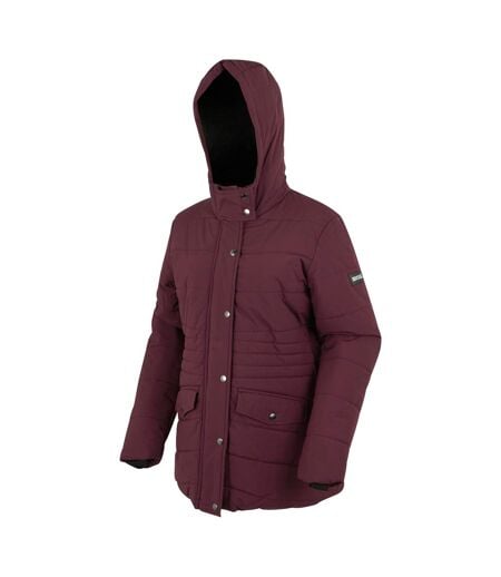 Doudoune Matelassée Agara Femme Figue Noir Regatta