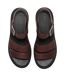 Womens/ladies Leather Flat Gladiator Sandals Brown Timberland-3
