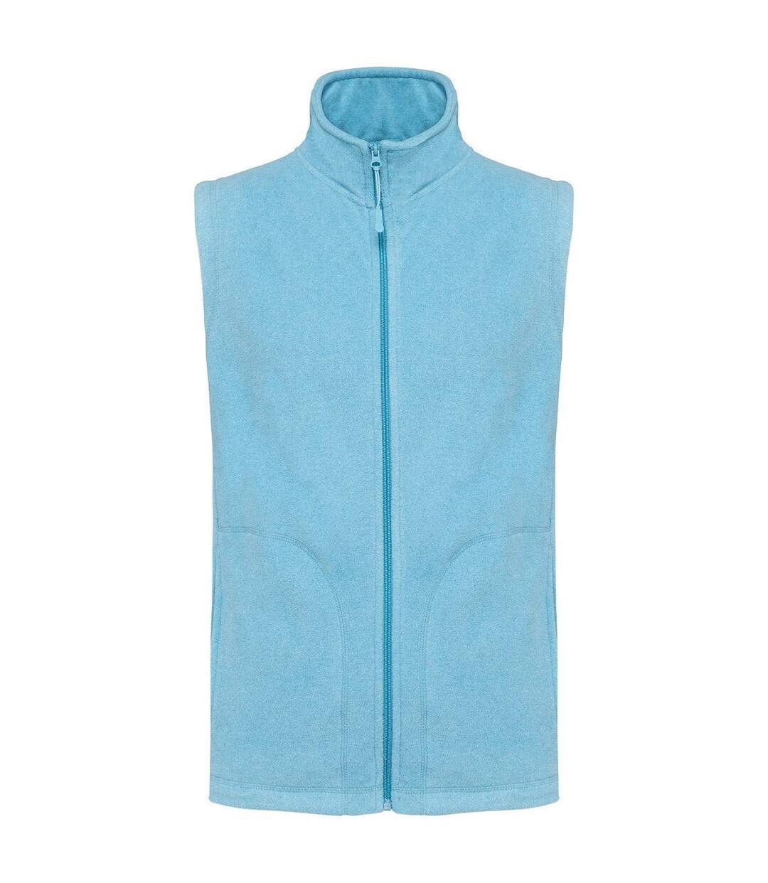 Gilet sans manches micro polaire homme - K913 - bleu heather-1