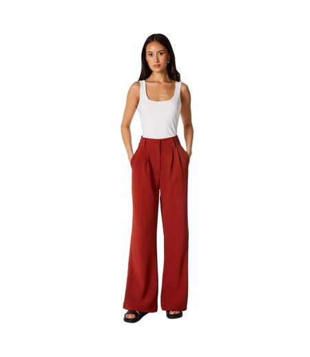 Pantalon femme rouille Principles