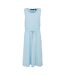 Womens/ladies ariena painterly stripe casual dress chambray blue/white Regatta-1