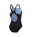 Womens/ladies Hyperboom Placement One Piece Swimsuit Black Blue Speedo-3