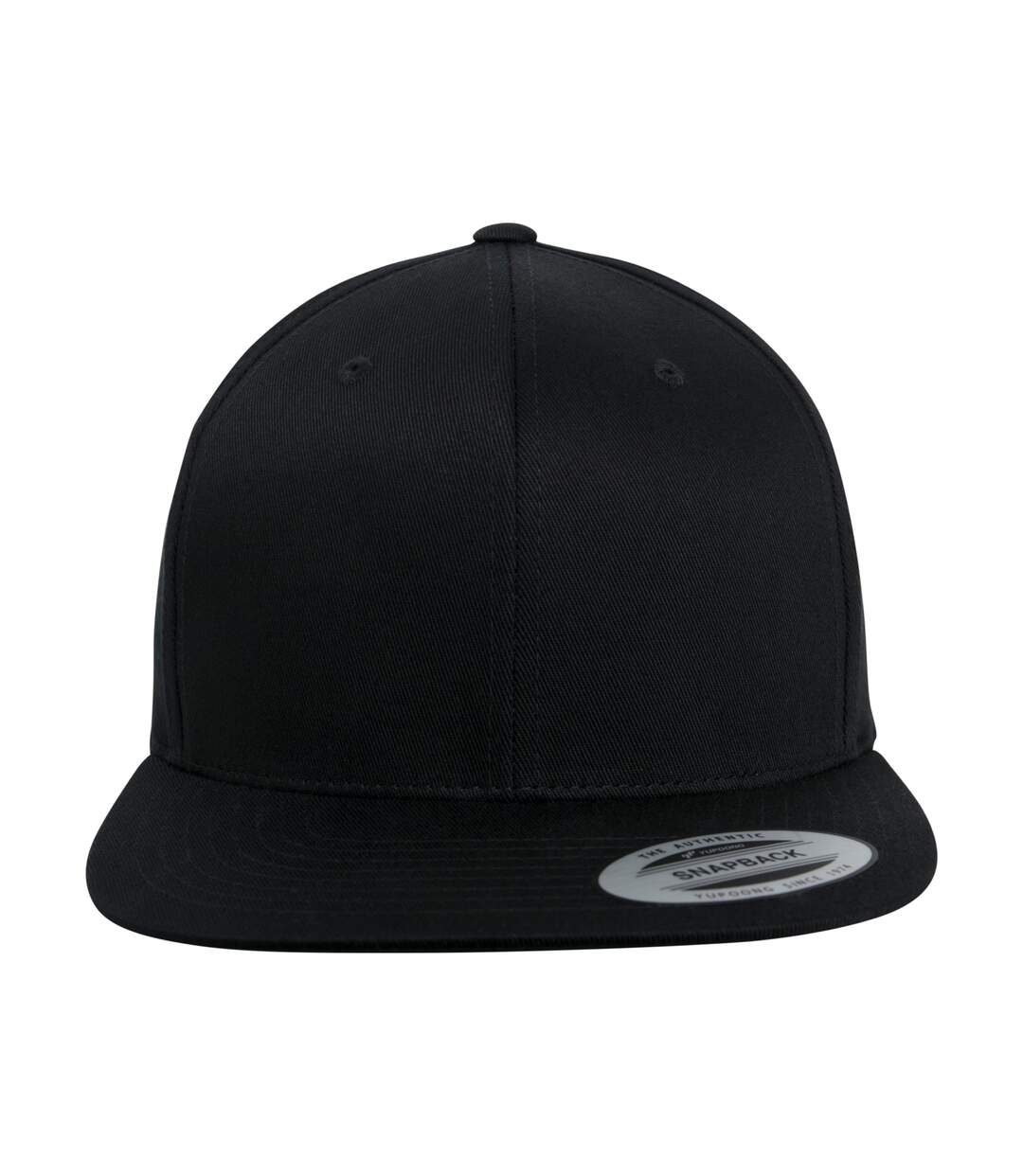 Casquette ajustable flexfit adulte noir Yupoong-4