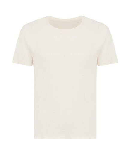 Womens/ladies yala recycled cotton lightweight t-shirt natural raw Iqoniq