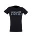 Mens Activated Graphic Print T-shirt Black Tempish-1