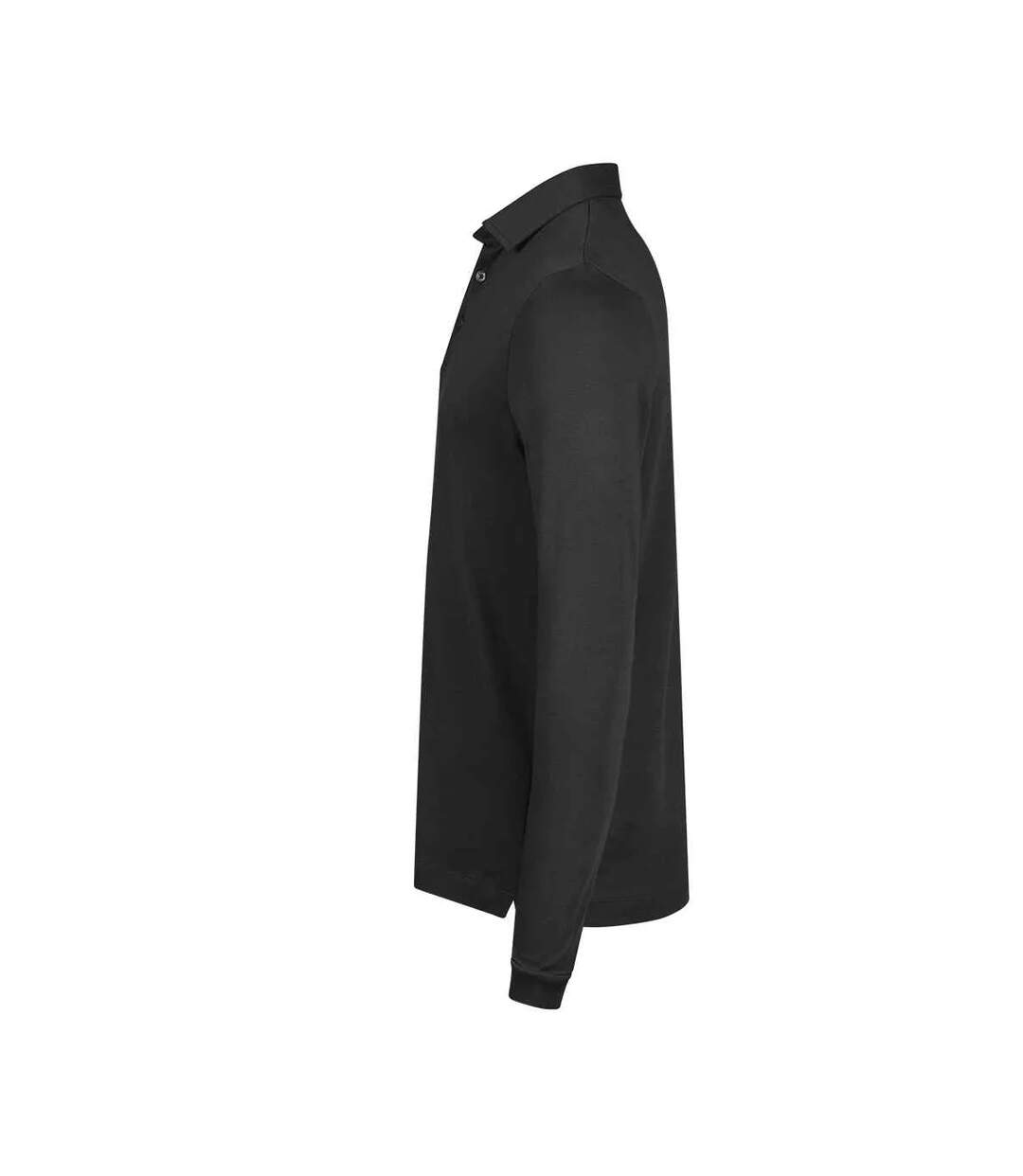 Polo Manches Longues Homme Noir Tee Jays-3