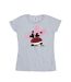 Disney T-shirt en coton imprimé voiture Mickey Mouse Femme/Ladies (Gris sportif) - UTBI33653-1