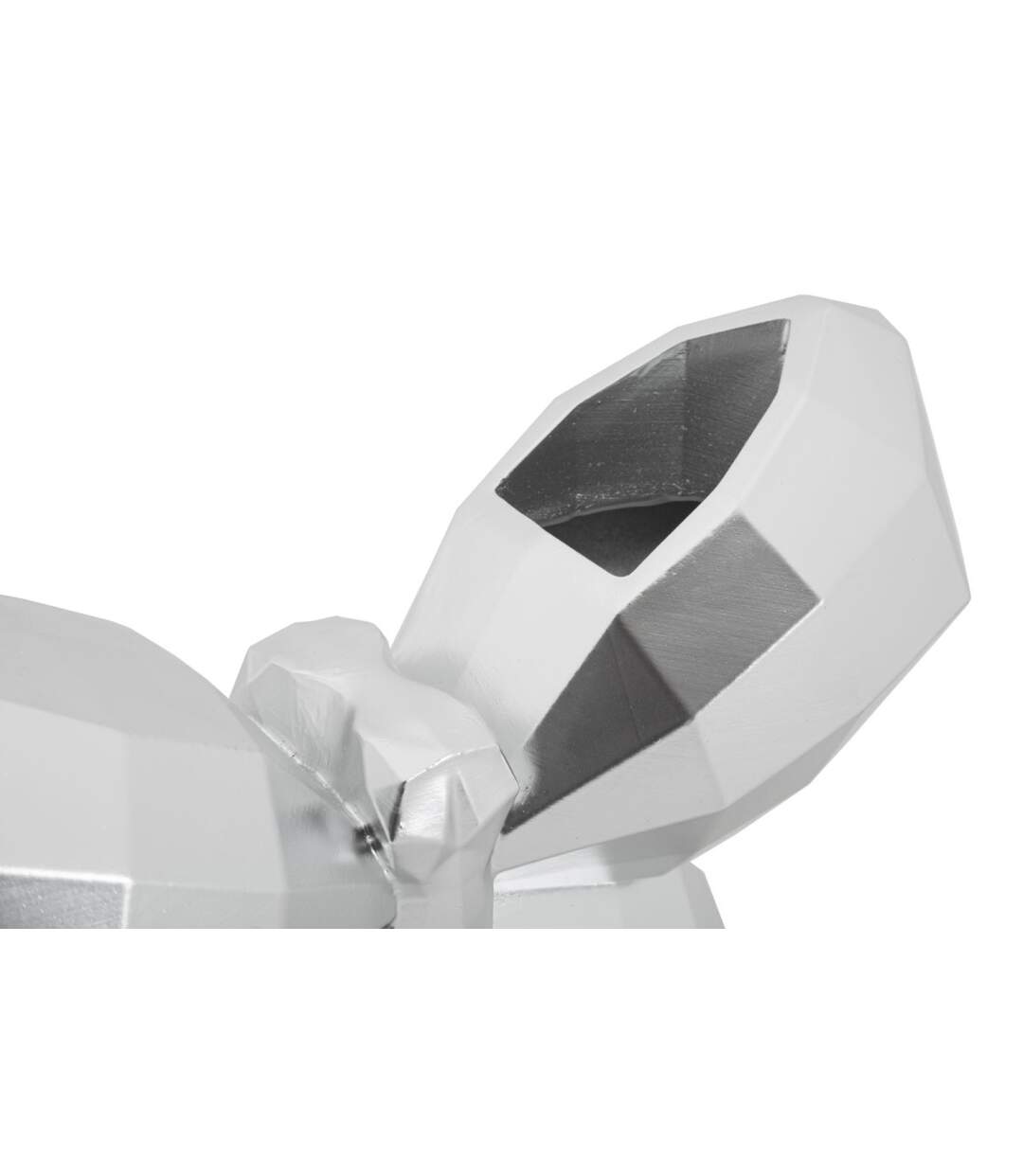 Vase Design en Résine Butterfly 22cm Argent-4