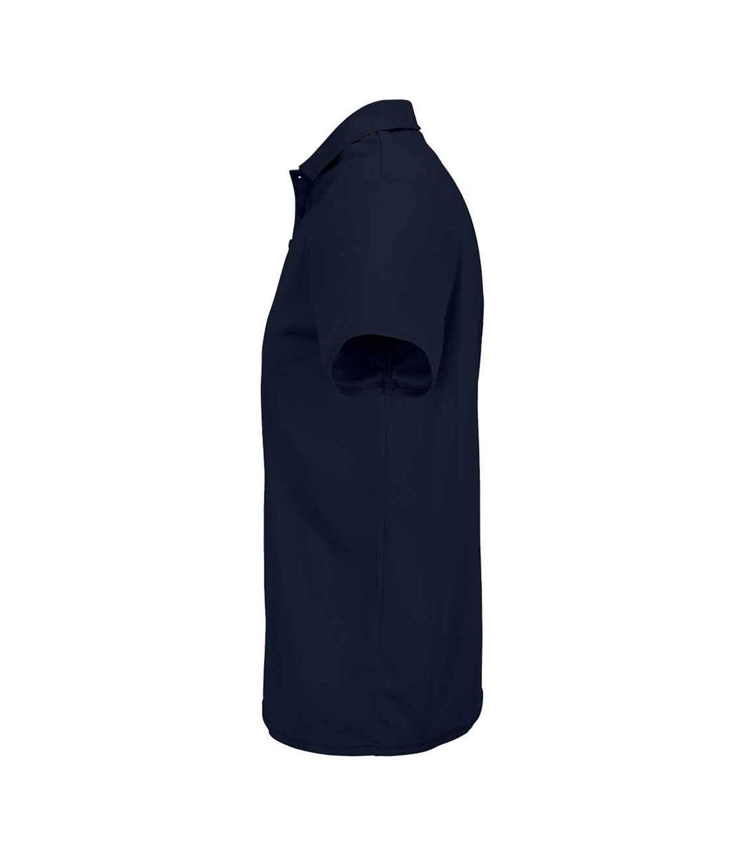 Unisex adult pitcher recycled polyester polo shirt french navy SOLS-3