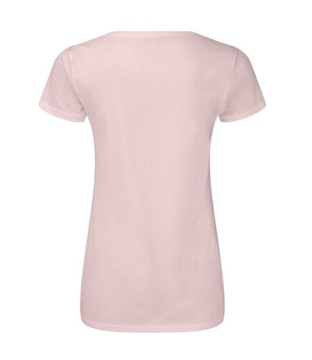 T-shirt Iconic Femme Rose Pâle Fruit Of The Loom