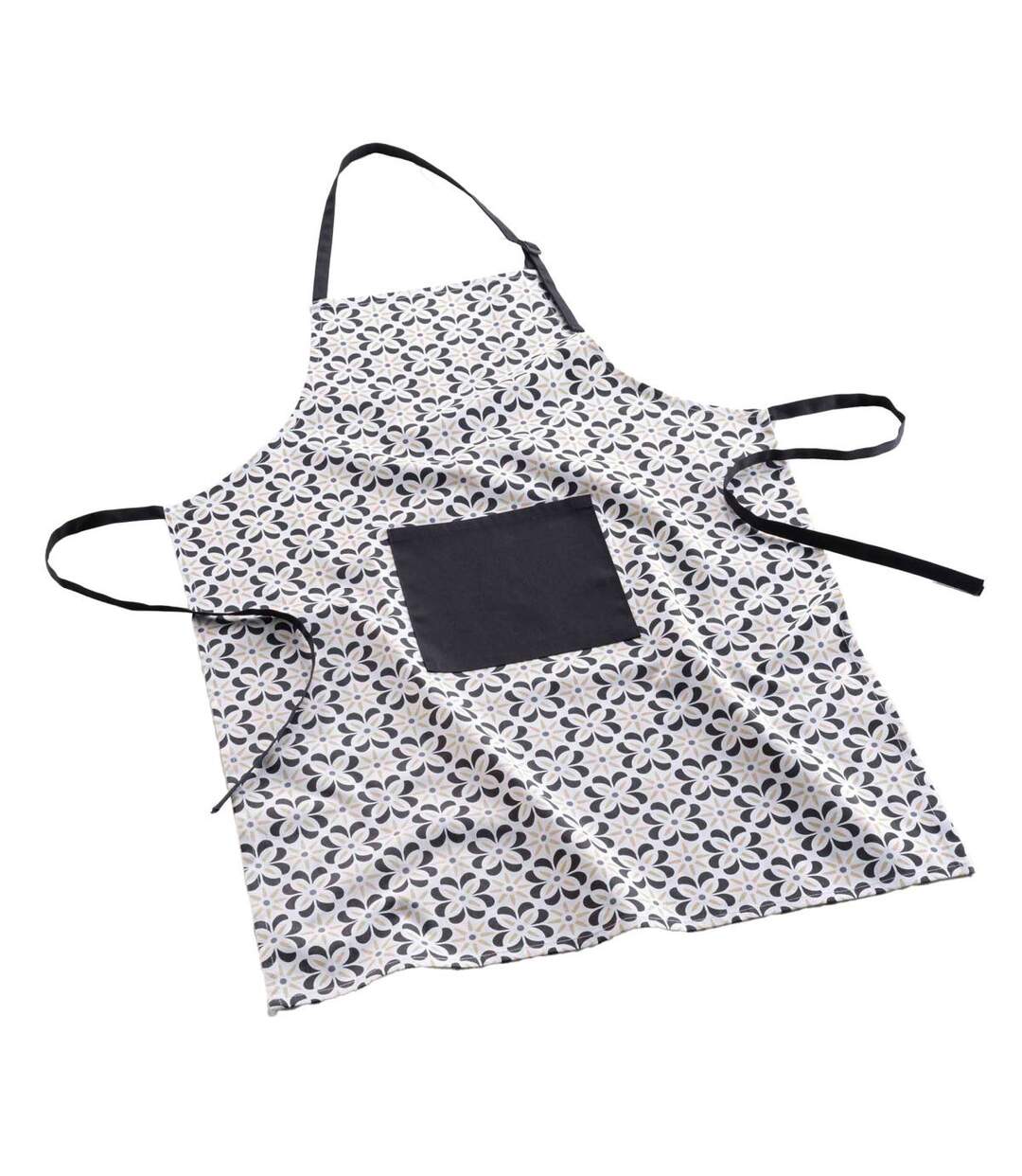 Tablier de Cuisine Avec Poche Solaris 84cm Noir-1