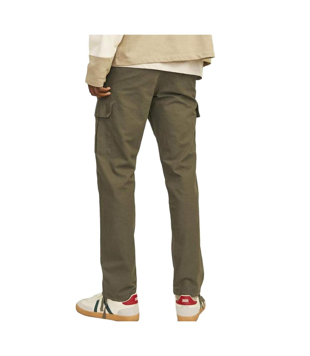 Pantalon cargo kaki homme jack & jones barkley-2