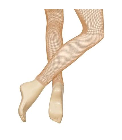 Silky Dance Womens/Ladies Fishnet Footless Dance Tights (Natural)