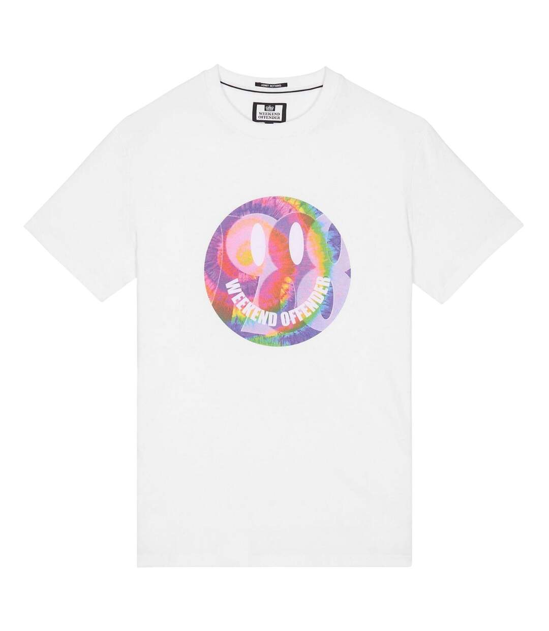 T-shirt Style Graphique Shoom Homme Blanc Weekend Offender-2