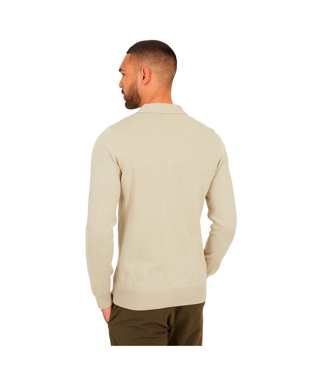 Mens Dillinger Knitted Long-sleeved Jumper Barley Brave Soul-3