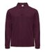 Polo manches longues - Homme - JK215 - rouge bordeaux