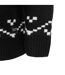 Mens Fair Isle Polyester Blend Slim Casual Jumper Black Monochrome Firetrap-3