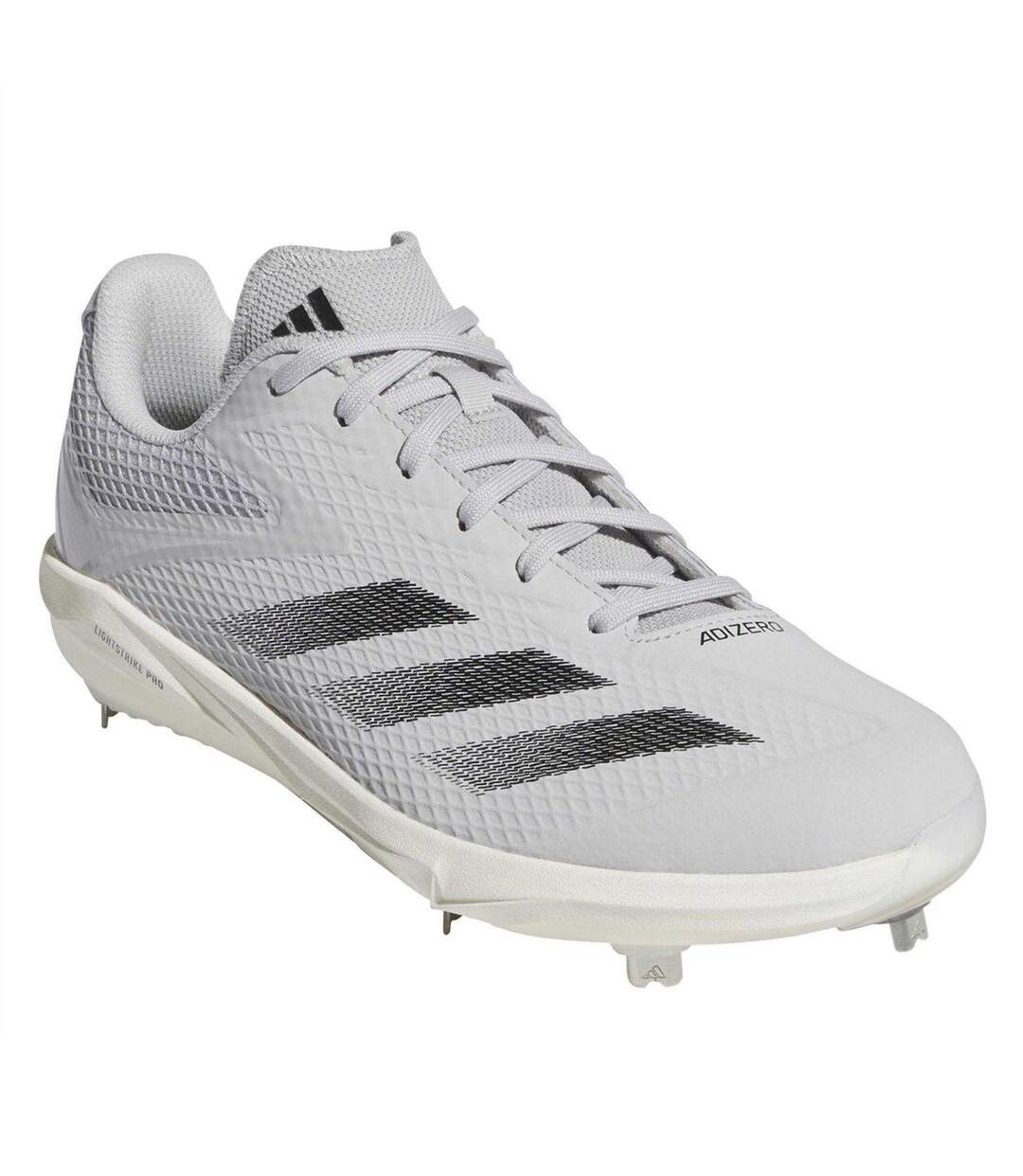Mens Adizero Electric Baseball Shoes Light Grey Adidas-1