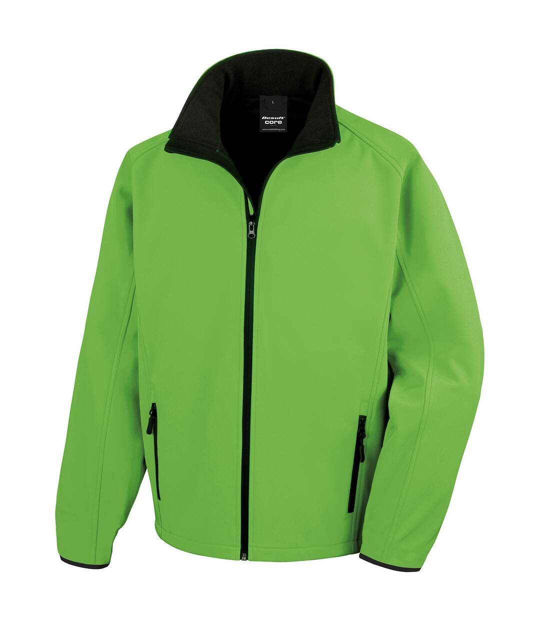 Veste softshell homme vert vif / noir Result Core