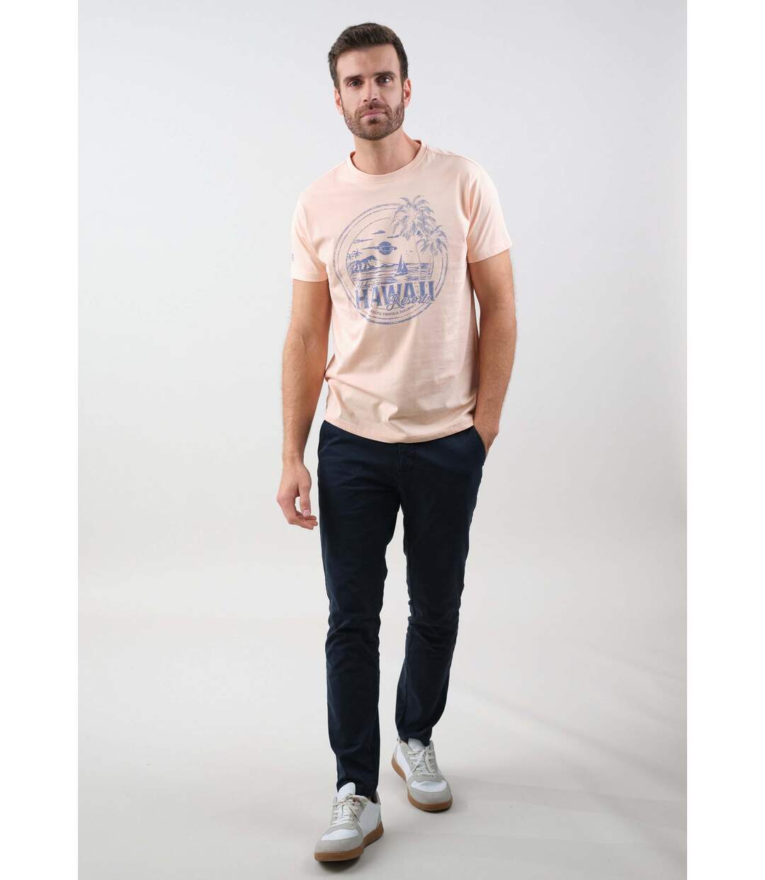 T-shirt tropical pour homme homme en coton MAHALO