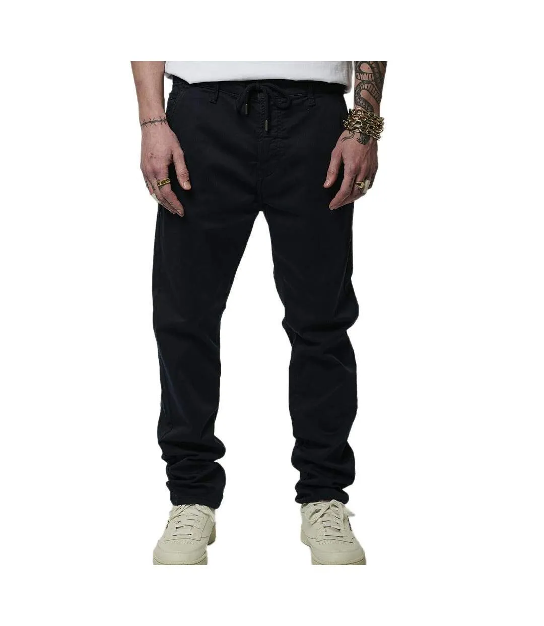 Chino slim noir homme kaporal irwix-1