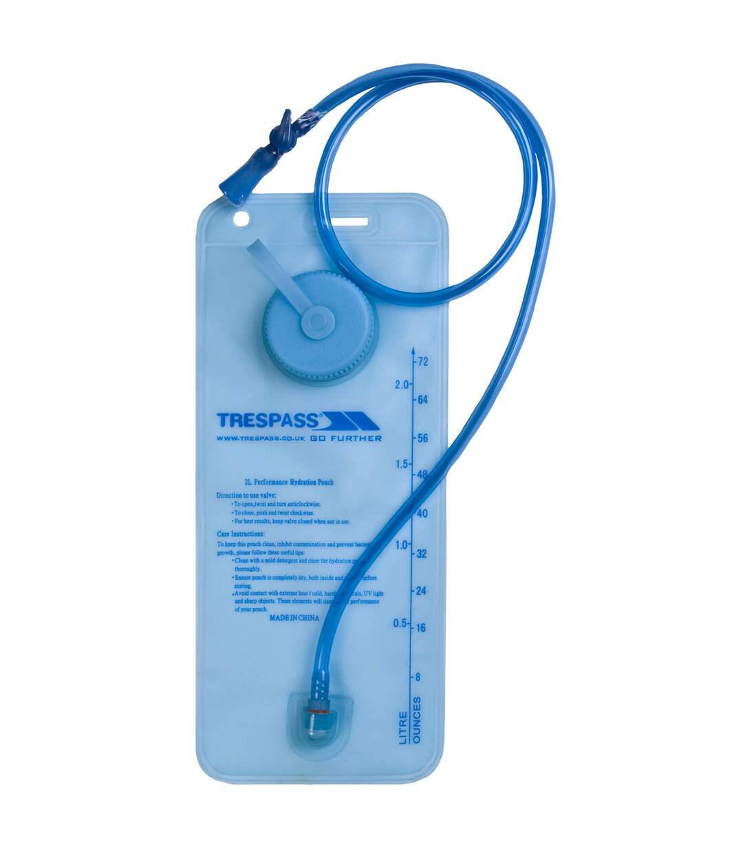 Hydration x réservoir d´eau 2 litres taille unique bleu Trespass