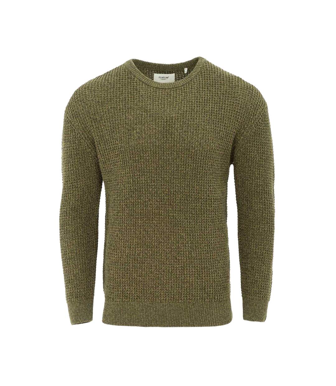 Pull Classic Homme Vert Kaki Firetrap-1