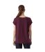 T-shirt Motif/style Uni Ava Femme Bordeaux Vero Moda-3