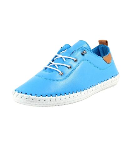 Tennis st ives femme bleu vif Lunar