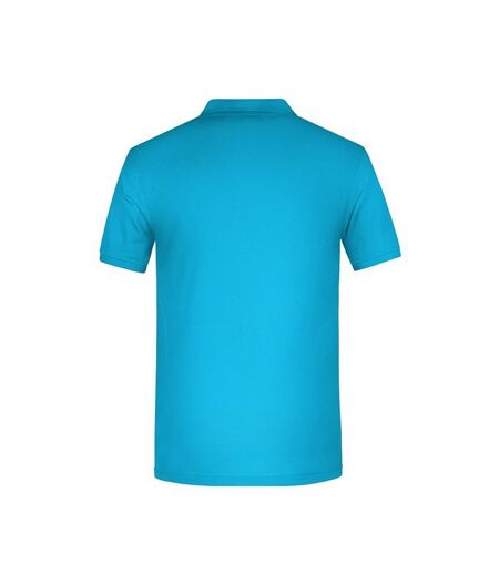 Polo Bio Workwear Homme Turquoise Vif James And Nicholson