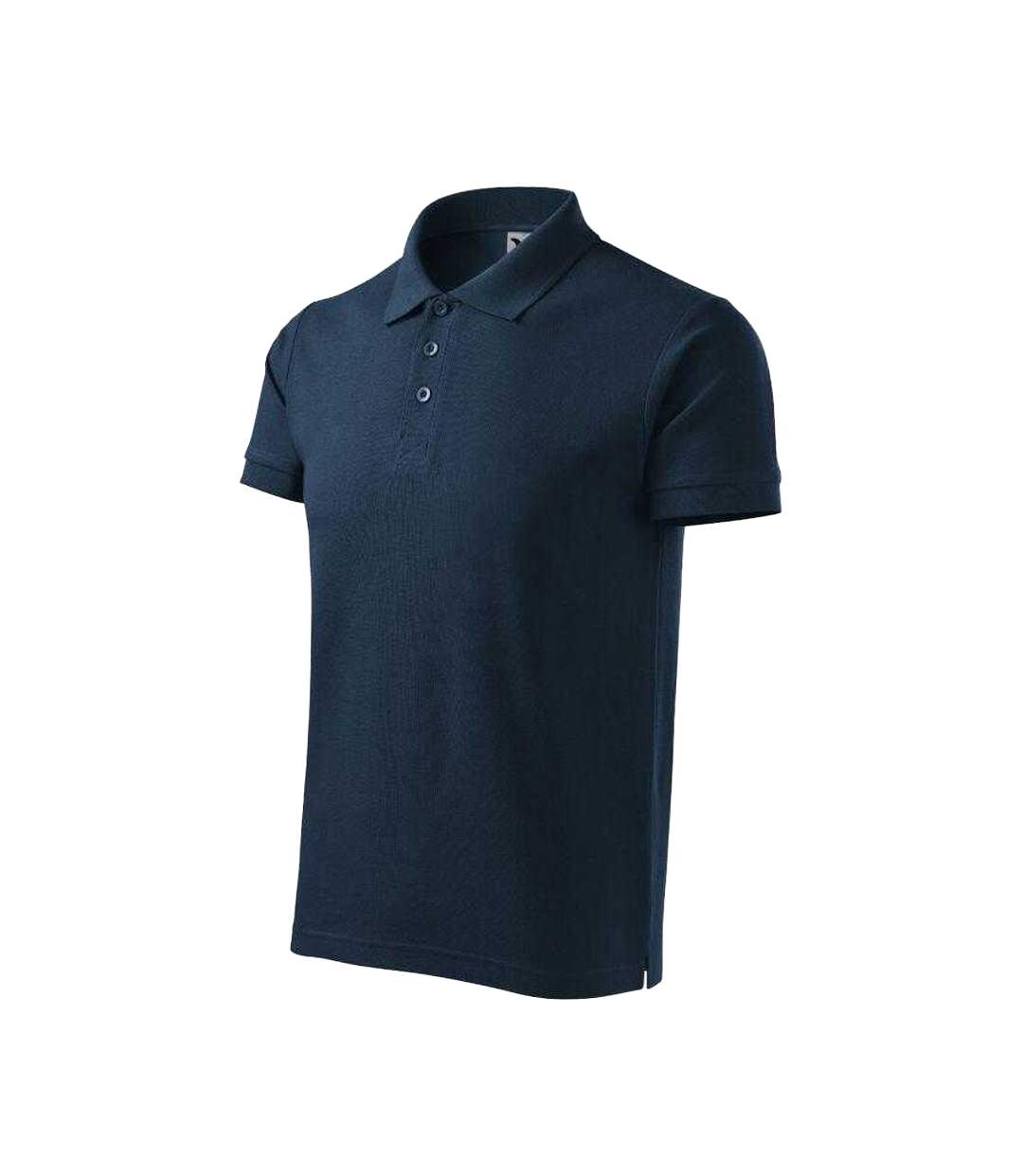 Mens Heavy Cotton Polo Shirt Navy Blue Malfini-2