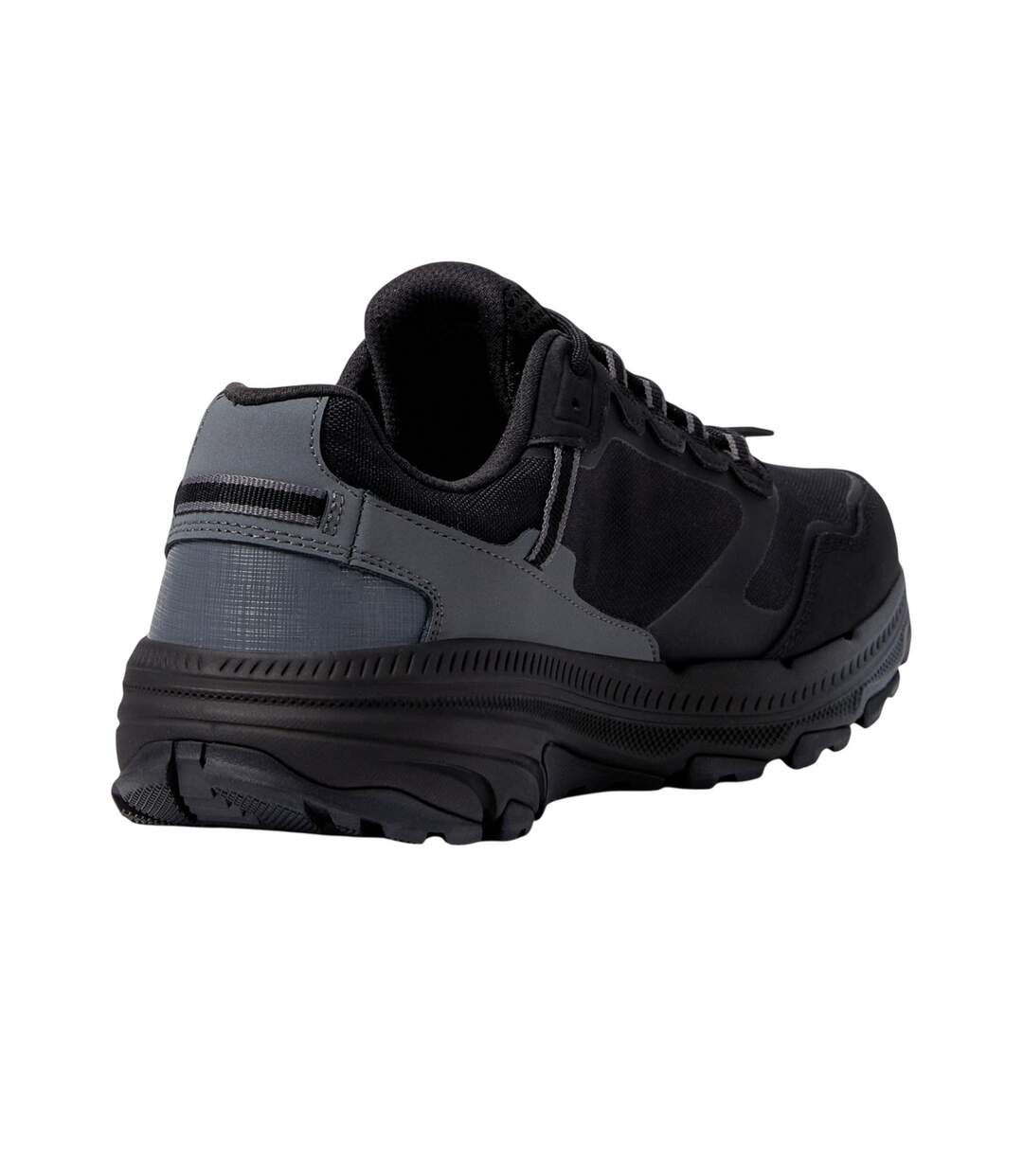 Womens/ladies Go Run Trail Altitude 2.0 Pine Ridge Leather Trainers Black Charcoal Skechers-2