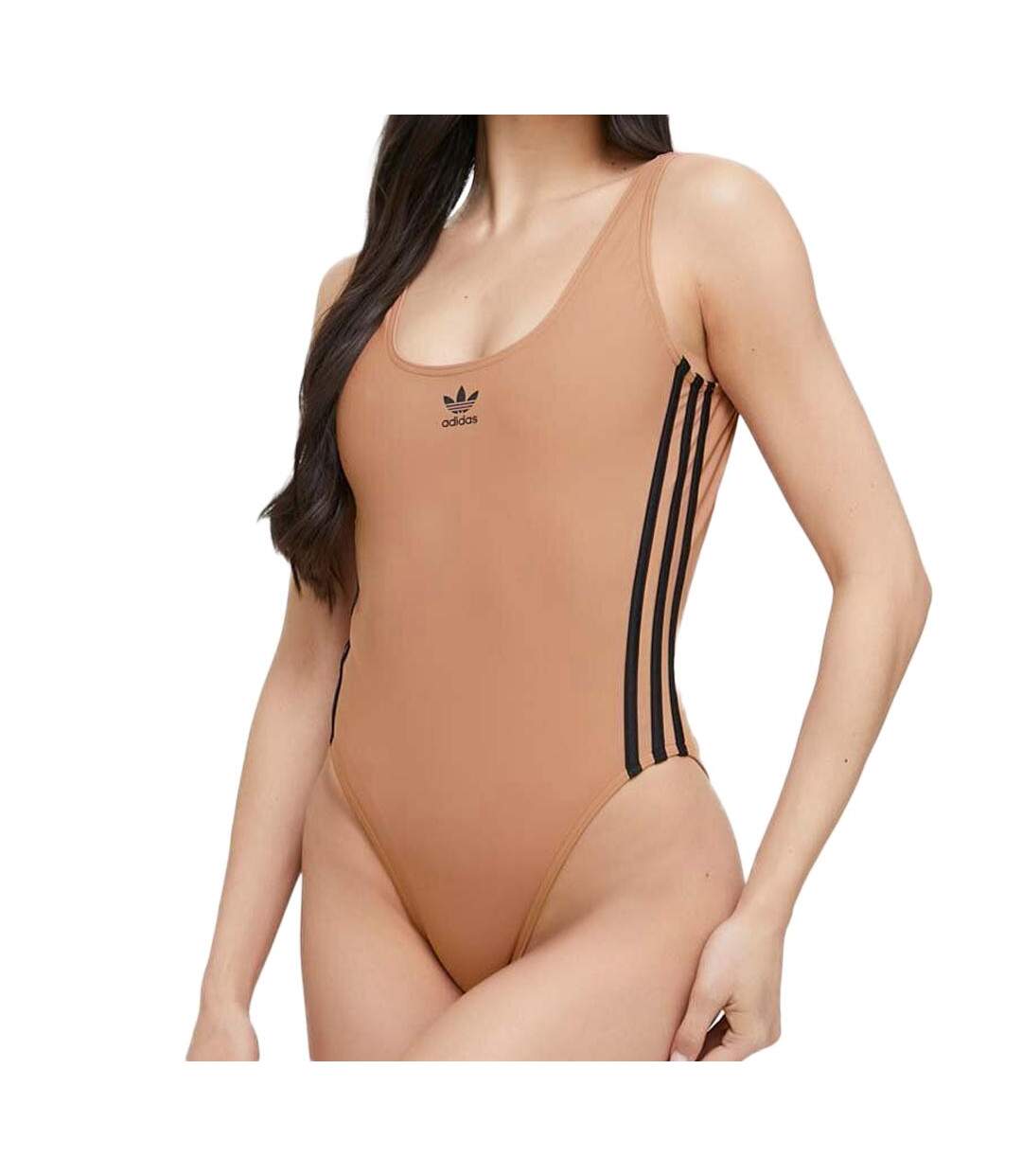 Maillot de bain 1 pièce Vieux Rose Femme Adidas IC2271 - 34