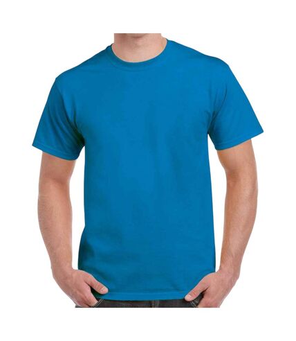 Mens heavy cotton t-shirt sapphire blue Gildan